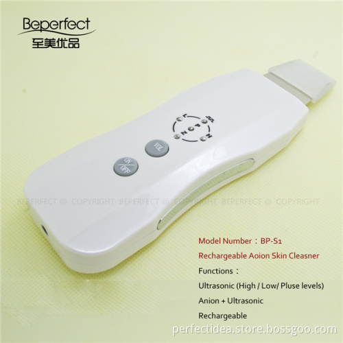 BP-S1 Protable handy multimuction skin scrubber with galvanic and 28khz ultrasonic